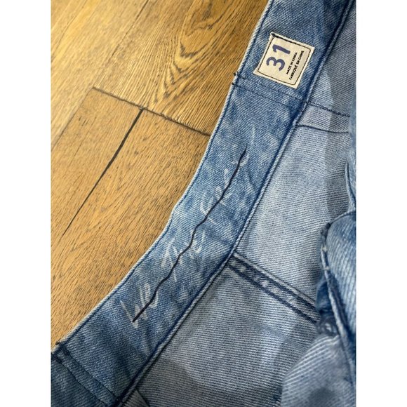 NEW Free People Paloma High Rise Slouchy Jeans 31 - Picture 11 of 12